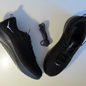 Hoka One One Hupana Flow Wool NIB Men's 8 Black